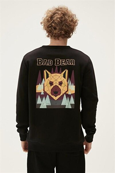 Bad Bear 22.02.12.028-C01 Geofox Men's Sweatshirt Black