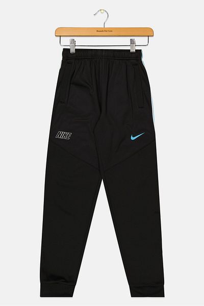 Nike بنطال رياضي دراي فيت للتدريب للأولاد، لون أسود/أزرق