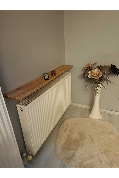 ANEMON 62cm ahşap ceviz Petek üstü raf Dresuar