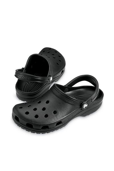 Crocs Unisex Μαύρες Παντόφλες