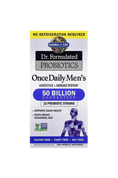 GARDEN OF LIFE Probiotics for Men, Dr Formulated 50 Billion CFU 15 Probiotics...