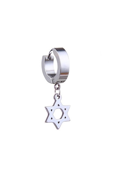 SIC MODA Cercel Steaua lui David Inox SIC MODA 4203A