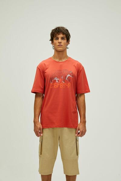 Bad Bear 22.01.07.050-c109 تي شيرت Digibear للرجال