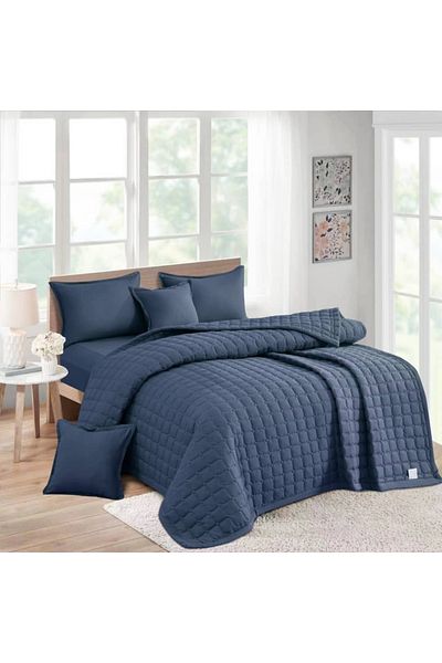Red Rose مفرش نفرين مضغوط بتصميم فندقي صيفي من المايكروفايبر مقاس 230*250سم
