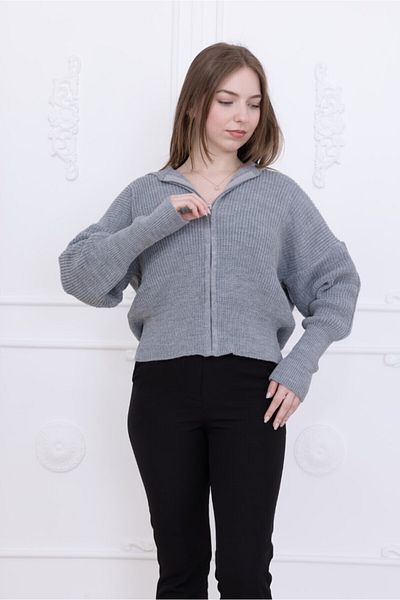 Ugdelia Women's Full Fisherman Knitwear Cardigan