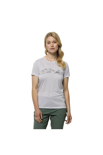 Jack Wolfskin 1807213 Tricou Crosstrail Graphic T W pentru femei