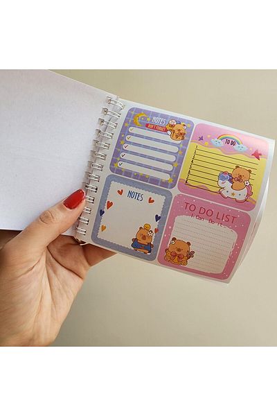 synshop Capybara Capybara Soft Sukushi Cover Sticker Sticker Extraction Album Scrapbook
