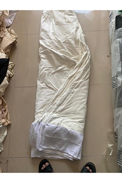 Şemsiyecim Beyaz Pazarcı Şemsiye Kumaşı Bezi su geçirmez 4mt çap (KILIF HEDİY...