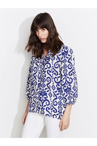 LC Waikiki Women's Blouse with Collar Pattern (S5)