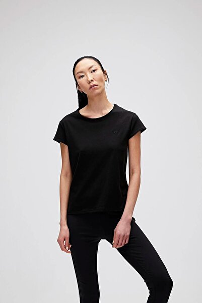 Bad Bear 21.03.07.017-C01 Olivia O Neck Women's T-Shirt Black