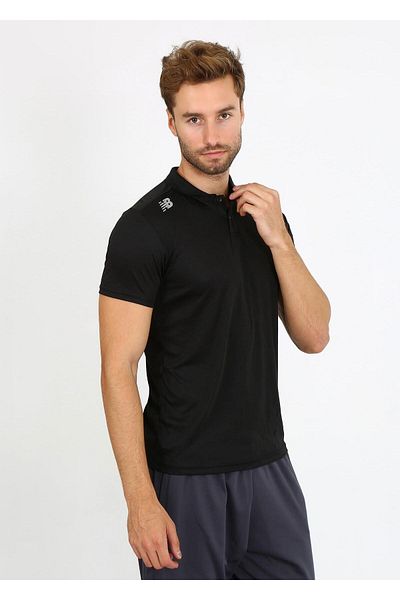 New Balance Nbtm2106-bk Poly Men's T-Shirt