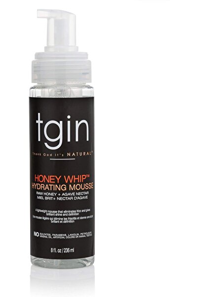 Thank God It's Natural (tgin) Thank God It's Natural Moisturizing Hair Mousse for Dry & Curly Hair, 237 ml