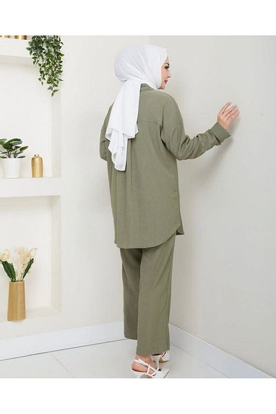 YILMAZBARMAZ Women's Wrapped Double Set