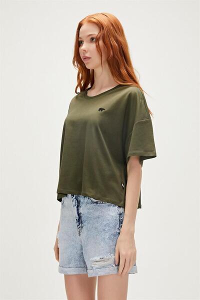 Bad Bear 23.03.07.007-C70 Lara Women's T-Shirt Khaki