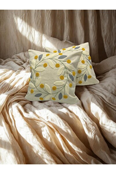 TekStilize Punch Cushion Cover 45X+45 (2 Pieces)