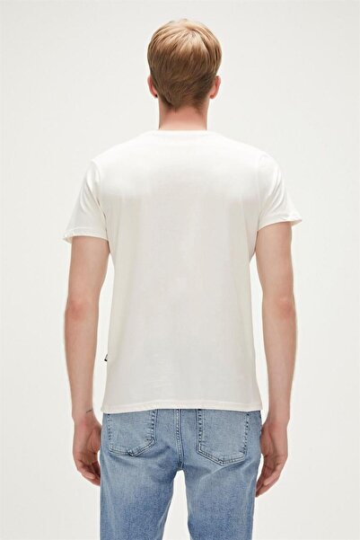 Bad Bear 23.01.07.008-C04 Manuscript Men's T-Shirt White