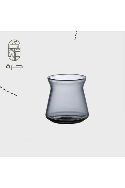 Jarrah Glass Espresso Cup - Black | Glass Espresso Cup from Jar