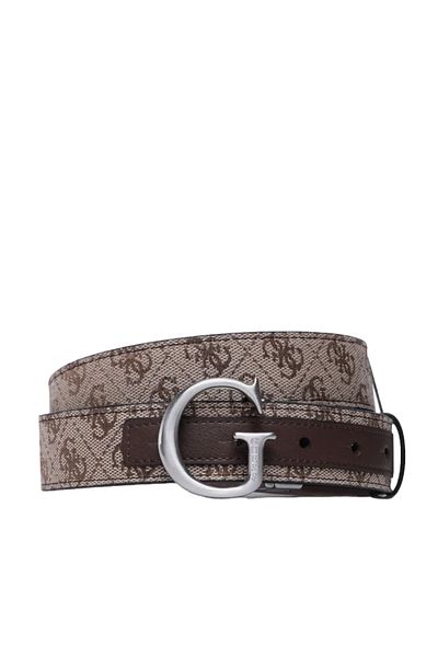 Guess , Men's Belt with Two Sides Retro Belts, Beige, XS