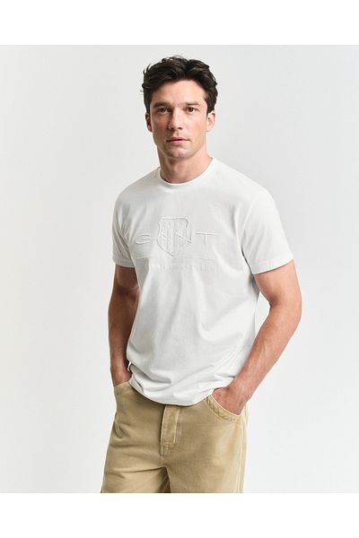 Gant Tonal Archive Shield Kurzarmshirt - T-Shirt