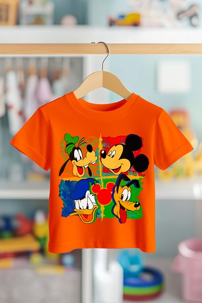 BookOrBook Cool Cartoon Friends 100% Cotton Premium Quality Kids T-Shirt