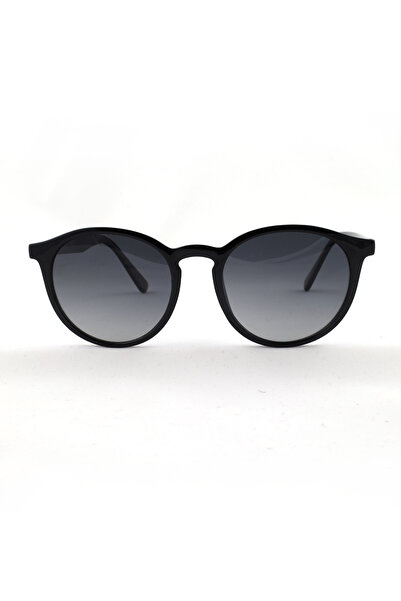 Barcelona B-5019-c06 Unisex Güneş Gözlüğü Siyah Kemik Çerçeve Füme Cam