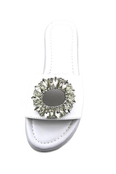 trender White Women's Slippers 85-141