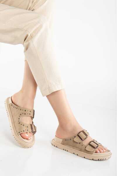 Valeriiastock New Season Troc Double Buckle Women's Slippers