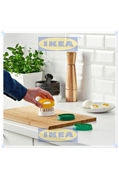 IKEA Uppfylld 3 Farklı Renk Yumurta Dilimleyici, Toplam 4 Parça