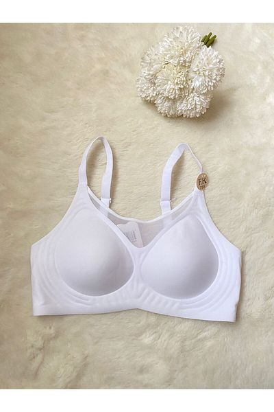 F.K Laser Cut Tulle Detail Laser Cut Bra