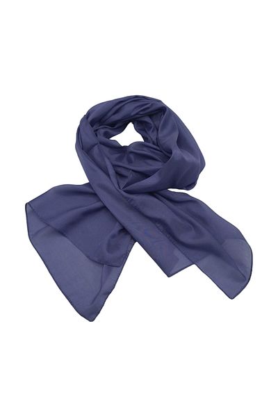 EVoStyle Esarfă din Matase 100%, Fină și versatilă, Culoare Albastru Petrol, 45 cm x 155 cm