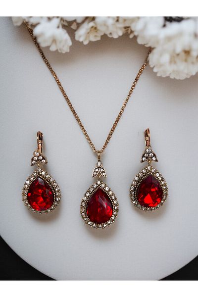 FAYRA ACCESSORIES Bijouterie Set - Zircon