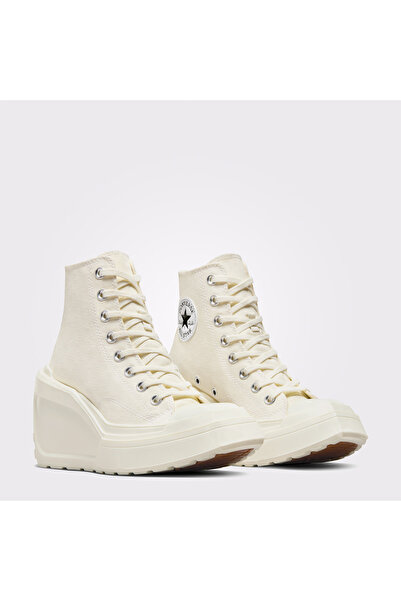 Converse Chuck 70 De Luxe Wedge Unisex Krem Sneaker