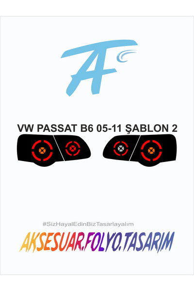 aksesuar folyo tasarım فولكس واجن باسات B6 إيقاف احباط