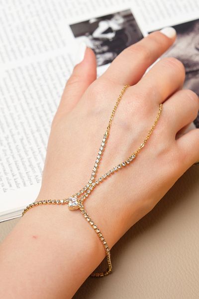 Jack Ferrero Hand Chain - Zircon