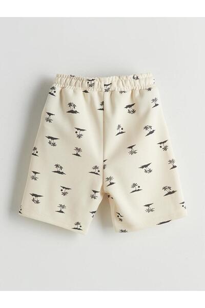 LC Waikiki Printed Boy's T-Shirt and Shorts 2-Piece (S5)