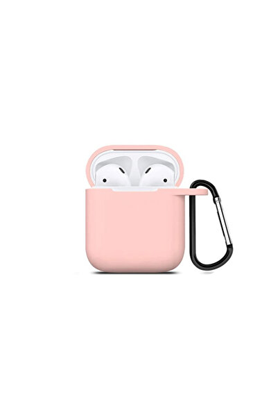 REDz Accessories Carcasă din silicon pentru Apple AirPods 1 și 2, roz
