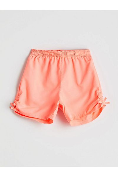 LC Waikiki LCW Παιδικό πορτοκαλί ελαστικό στη μέση γρήγορο στέγνωμα για κορίτσια μαγιό
