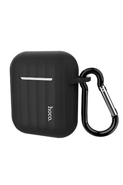 REDz Accessories Hoco Wb10 Case, Compatible With Airpods 1/2, Silicone, Black