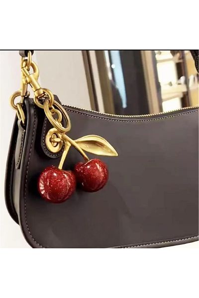 İsmet toka Cherry Bag and Keychain Accessory -Metal Accessory