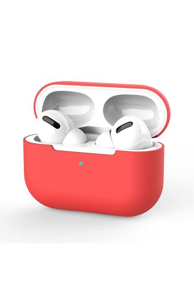 REDz Accessories Silicone Case, For Apple Airpods Pro, Red