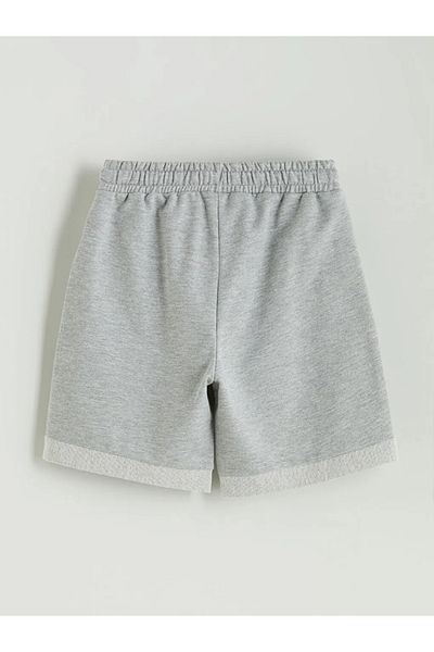 LC Waikiki Lcw kids gray elastic waist girls' shorts