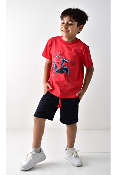 Banadamoda Boy's Printed T-shirt Shorts Set