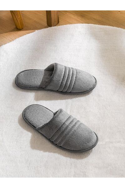 LC Waikiki Papuci de casă pentru bărbați cu dungi brodate (S5)