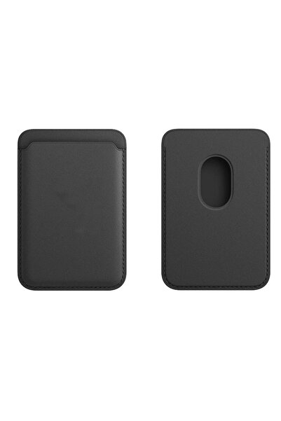 REDz Accessories Πορτοφόλι καρτών με θήκη Magsafe για iPhone, μαύρο