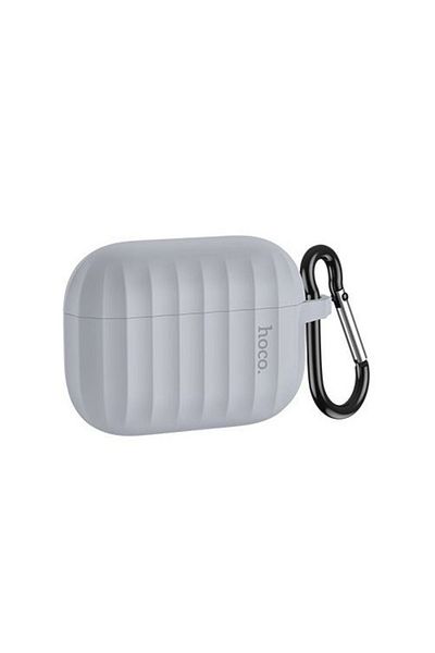 REDz Accessories Hoco Wb20 Fenix Case, For Apple Airpods Pro, Silicone, Gray