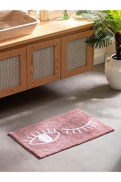 LC Waikiki Χαλάκι μπάνιου με στάμπα ματιών 50x80 cm (S5)