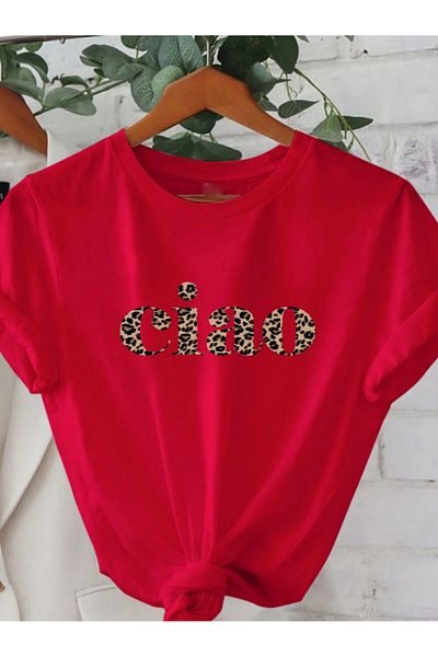 Trend Sizde Unisex Cotton Ciao Front Printed Design Tshirt