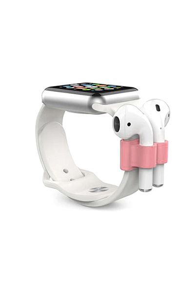 REDz Accessories Airpods Holder For Apple Watch Strap, Pink
