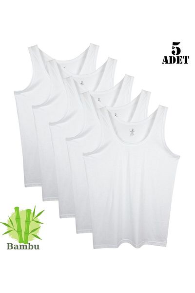 tambattal 5 Plus Size Bamboo Undershirts Redzone
