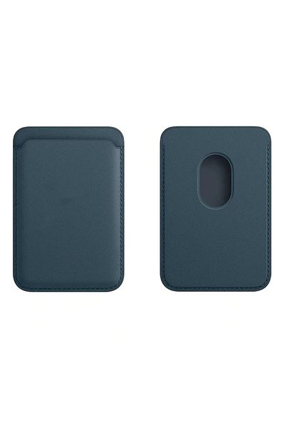 REDz Accessories Portofel pentru carduri cu suport Magsafe pentru iPhone, albastru marin